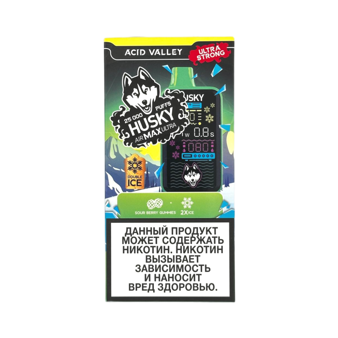 HUSKY AIRMAX ULTRA 25000 Мармелад с кислыми ягодами