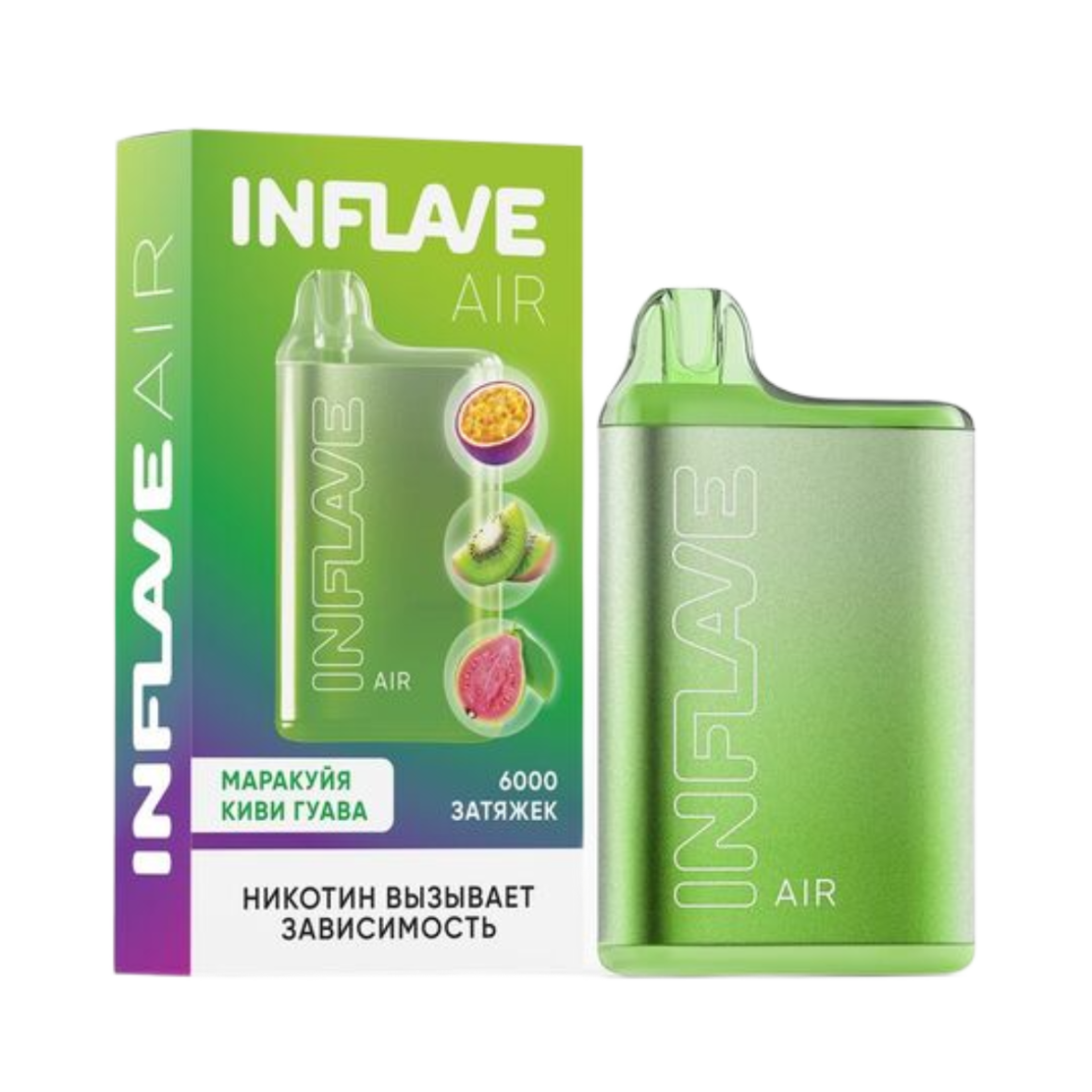 INFLAVE AIR 6000 Маракуйя киви гуава