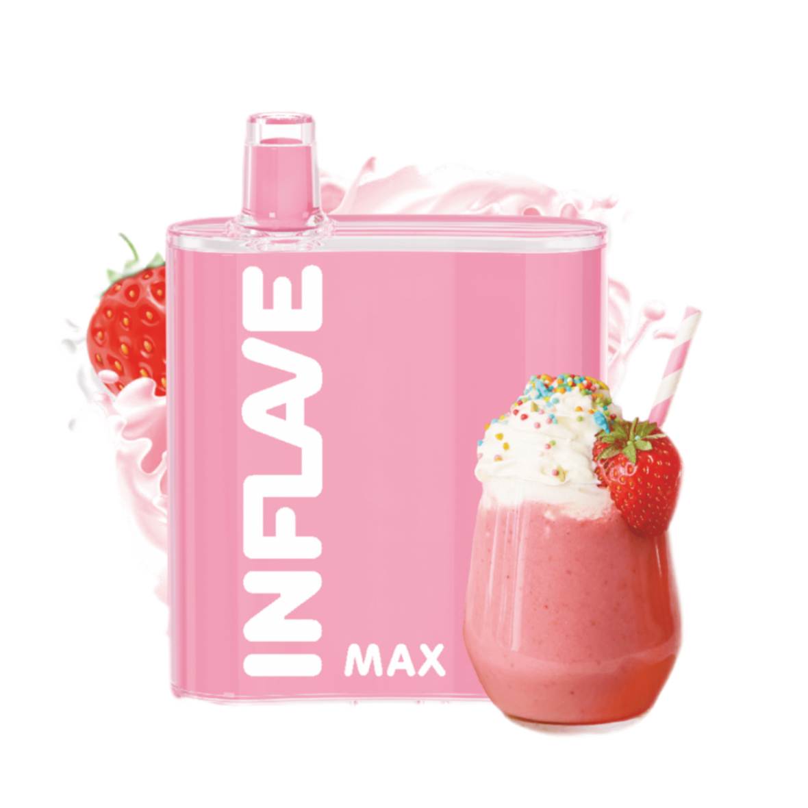 INFLAVE MAX 4000 Клубничный милкшейк