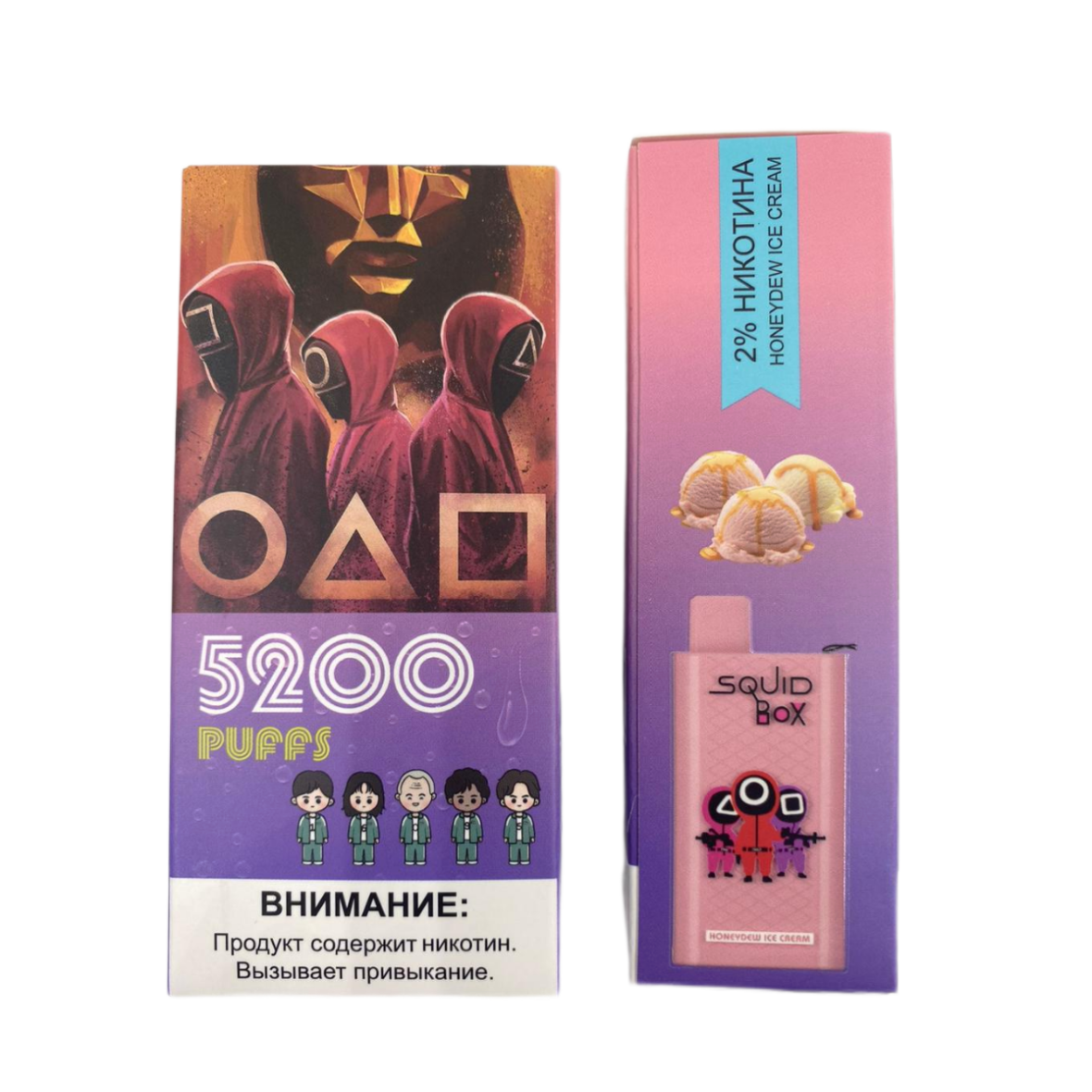 R AND M Squid Box 5200 Мороженое с дыней