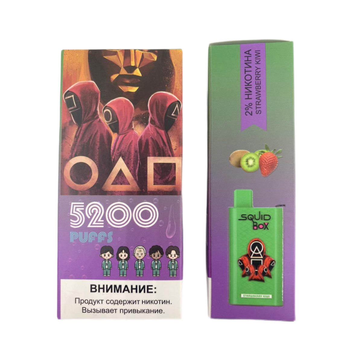 R AND M Squid Box 5200 Клубника киви